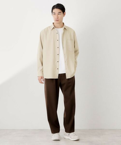 THE SHOP TK / ザ ショップ ティーケー シャツ・ブラウス | TECLINO／テクリーノ 長袖オックスシャツ【洗濯機OK】 | 詳細5