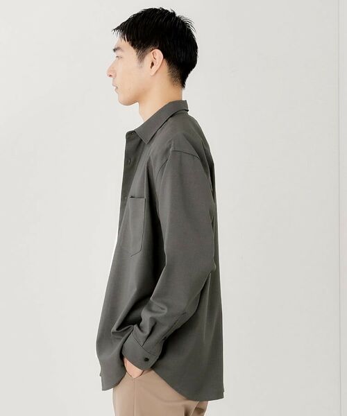 THE SHOP TK / ザ ショップ ティーケー シャツ・ブラウス | TECLINO／テクリーノ 長袖オックスシャツ【洗濯機OK】 | 詳細7