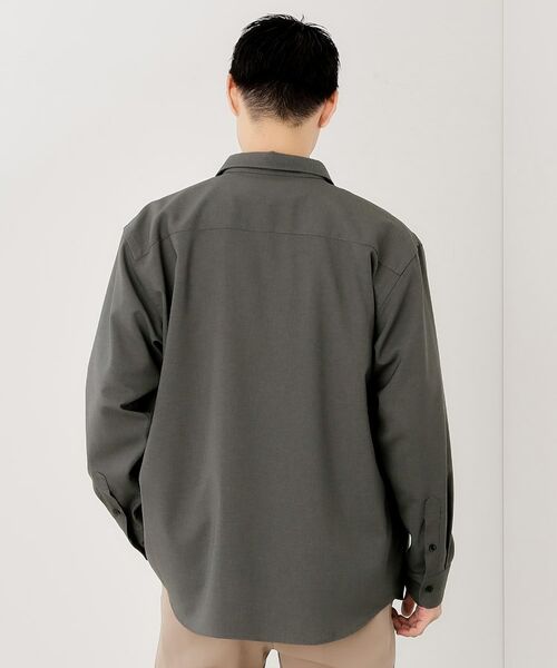 THE SHOP TK / ザ ショップ ティーケー シャツ・ブラウス | TECLINO／テクリーノ 長袖オックスシャツ【洗濯機OK】 | 詳細8