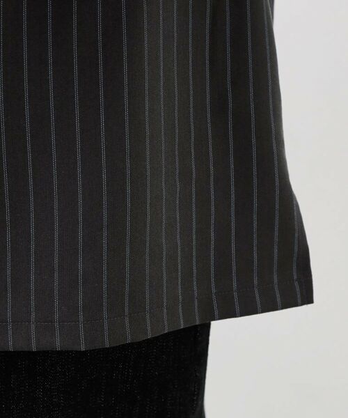 THE SHOP TK / ザ ショップ ティーケー シャツ・ブラウス | ダブルポケットストライプ長袖シャツ 【洗濯機OK】 | 詳細15