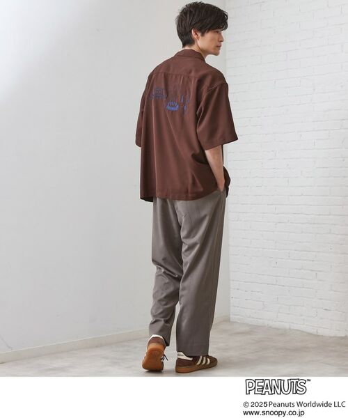 THE SHOP TK / ザ ショップ ティーケー シャツ・ブラウス | Peanuts スヌーピー 5分袖シャツ | 詳細6