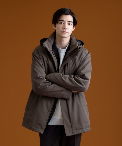 THE SHOP TK / ザ ショップ ティーケー その他アウター | 【3WAY】中綿ライナー付カルゼコート　洗濯機OK/ON・OFF対応 | 詳細11