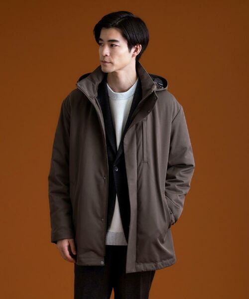 THE SHOP TK / ザ ショップ ティーケー その他アウター | 【3WAY】中綿ライナー付カルゼコート　洗濯機OK/ON・OFF対応 | 詳細12