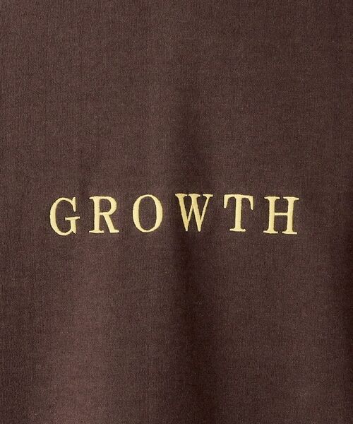 THE SHOP TK / ザ ショップ ティーケー Tシャツ | 配色刺繍6分袖Tシャツ 【ビッグシルエット/洗濯機OK】 | 詳細4