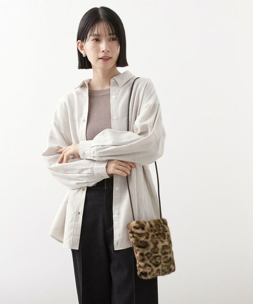 THE SHOP TK / ザ ショップ ティーケー ショルダーバッグ | フェイクファーショルダーミニバッグ | 詳細6