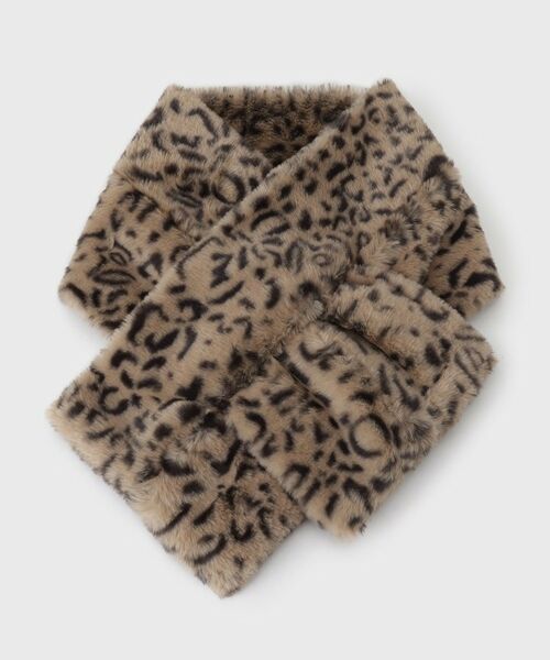 THE SHOP TK / ザ ショップ ティーケー マフラー・ショール・スヌード・ストール | フェイクファーティペット | 詳細1