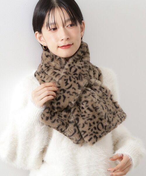 THE SHOP TK / ザ ショップ ティーケー マフラー・ショール・スヌード・ストール | フェイクファーティペット | 詳細6