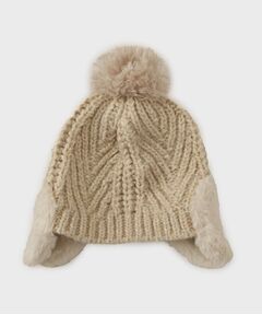 THE SHOP TK / ザ ショップ ティーケー ニットキャップ | フェイクファー耳当てワッチ