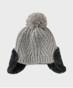 THE SHOP TK / ザ ショップ ティーケー ニットキャップ | フェイクファー耳当てワッチ