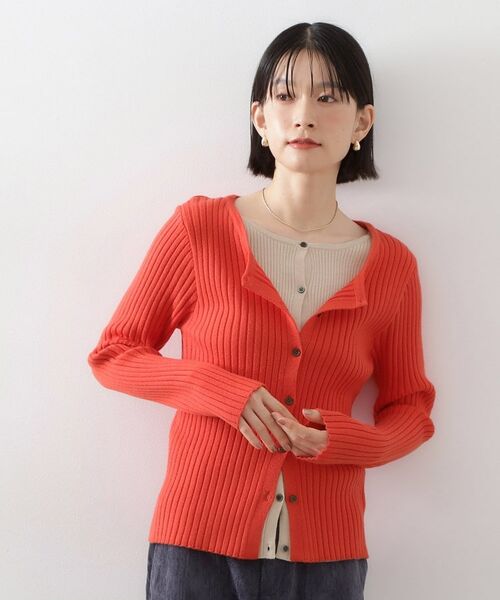 THE SHOP TK / ザ ショップ ティーケー ニット・セーター | 【アンチピリング/静電気防止/洗える】ヘンリーレイヤードニット | 詳細10