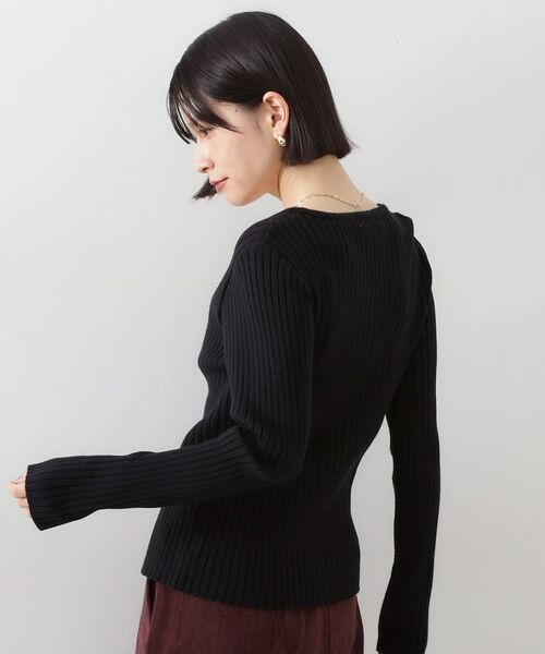 THE SHOP TK / ザ ショップ ティーケー ニット・セーター | 【アンチピリング/静電気防止/洗える】ヘンリーレイヤードニット | 詳細2
