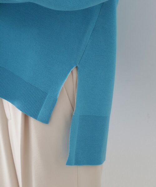 THE SHOP TK / ザ ショップ ティーケー ニット・セーター | 【体型カバー】ゆったり サイドスリットニット | 詳細22