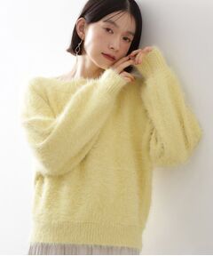 THE SHOP TK / ザ ショップ ティーケー ニット・セーター | 着るたびときめく ふんわりフェザーシャギーニット