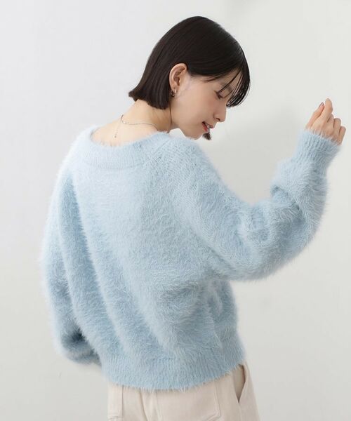 THE SHOP TK / ザ ショップ ティーケー ニット・セーター | 着るたびときめく ふんわりフェザーシャギーニット | 詳細10