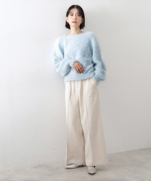 THE SHOP TK / ザ ショップ ティーケー ニット・セーター | 着るたびときめく ふんわりフェザーシャギーニット | 詳細11