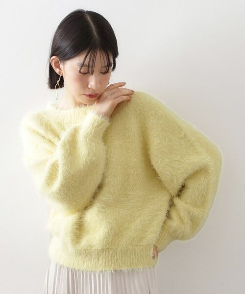 THE SHOP TK / ザ ショップ ティーケー ニット・セーター | 着るたびときめく ふんわりフェザーシャギーニット | 詳細13