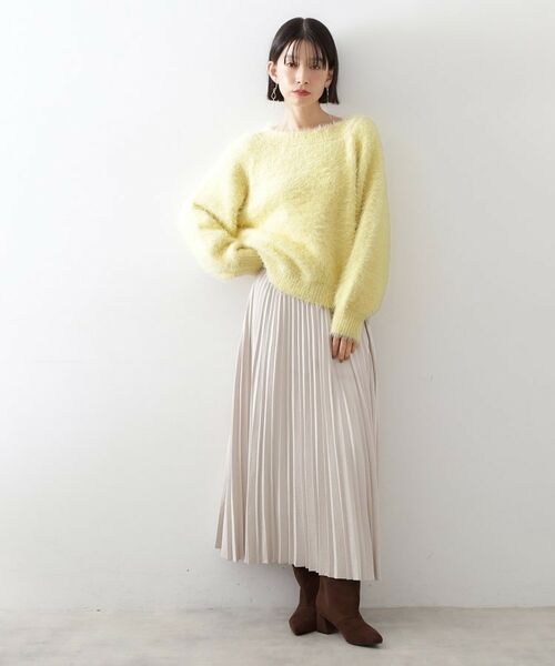 THE SHOP TK / ザ ショップ ティーケー ニット・セーター | 着るたびときめく ふんわりフェザーシャギーニット | 詳細15