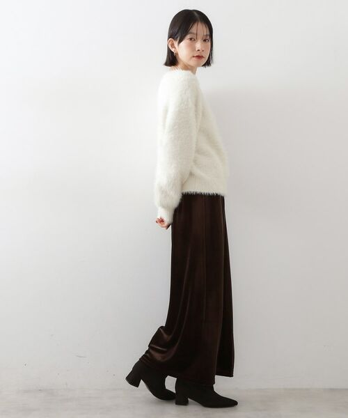 THE SHOP TK / ザ ショップ ティーケー ニット・セーター | 着るたびときめく ふんわりフェザーシャギーニット | 詳細3