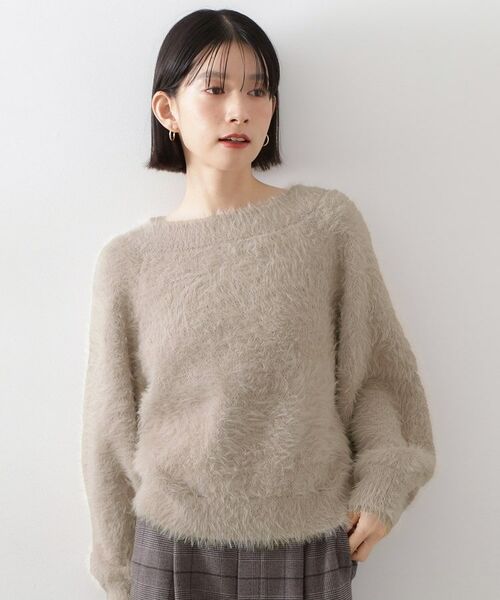 THE SHOP TK / ザ ショップ ティーケー ニット・セーター | 着るたびときめく ふんわりフェザーシャギーニット | 詳細5