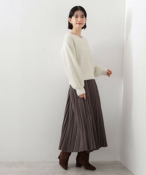 THE SHOP TK / ザ ショップ ティーケー ニット・セーター | 【洗える】上品にきらめく フェザーラメニット | 詳細3