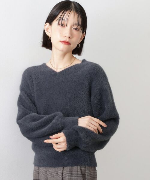 THE SHOP TK / ザ ショップ ティーケー ニット・セーター | 【洗える】上品にきらめく フェザーラメニット | 詳細6