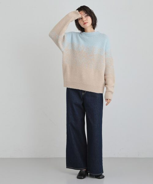 THE SHOP TK / ザ ショップ ティーケー ニット・セーター | バルキーブレンドヤーンニットプルオーバー | 詳細7