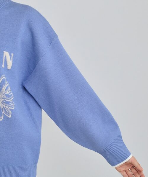 THE SHOP TK / ザ ショップ ティーケー ニット・セーター | 花柄ラメジャカードニット | 詳細17