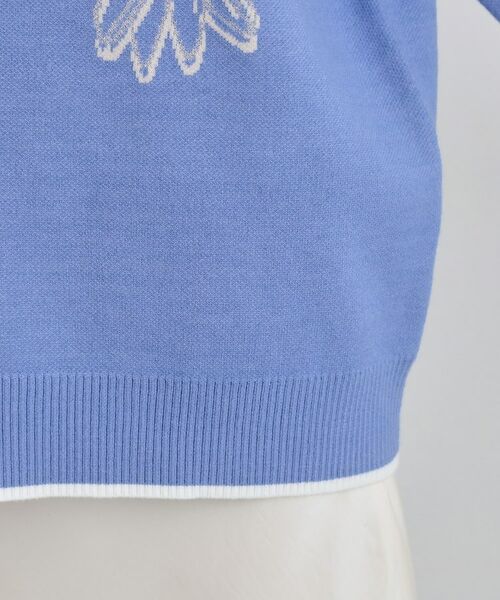 THE SHOP TK / ザ ショップ ティーケー ニット・セーター | 花柄ラメジャカードニット | 詳細18