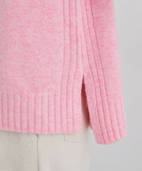 THE SHOP TK / ザ ショップ ティーケー ニット・セーター | ふんわり柔らかきれい色 ウール混ハイネックニット | 詳細22