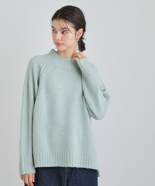 THE SHOP TK / ザ ショップ ティーケー ニット・セーター | ふんわり柔らかきれい色 ウール混ハイネックニット | 詳細5