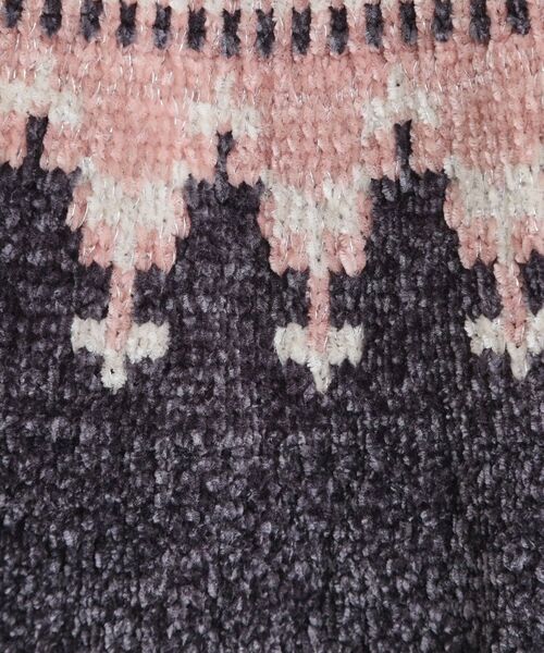 THE SHOP TK / ザ ショップ ティーケー ニット・セーター | 上品さと少しの遊び心を モール求心柄ニット | 詳細8