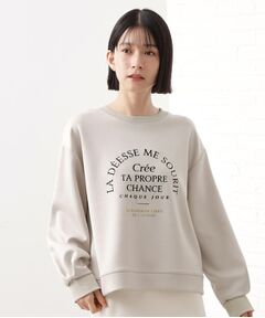 THE SHOP TK / ザ ショップ ティーケー カットソー | ロゴアソートプルオーバー【洗濯機OK】