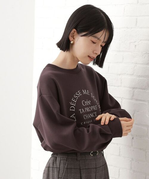 THE SHOP TK / ザ ショップ ティーケー カットソー | ロゴアソートプルオーバー【洗濯機OK】 | 詳細10