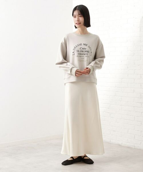 THE SHOP TK / ザ ショップ ティーケー カットソー | ロゴアソートプルオーバー【洗濯機OK】 | 詳細15