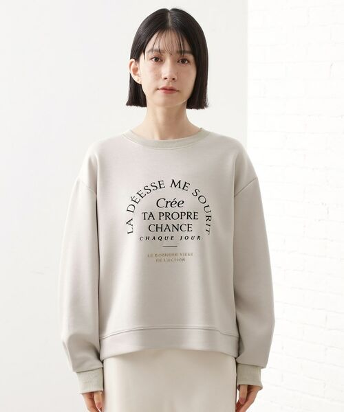 THE SHOP TK / ザ ショップ ティーケー カットソー | ロゴアソートプルオーバー【洗濯機OK】 | 詳細17