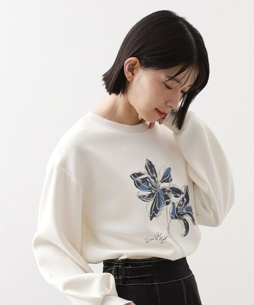 THE SHOP TK / ザ ショップ ティーケー カットソー | ロゴアソートプルオーバー【洗濯機OK】 | 詳細2