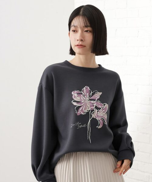 THE SHOP TK / ザ ショップ ティーケー カットソー | ロゴアソートプルオーバー【洗濯機OK】 | 詳細5