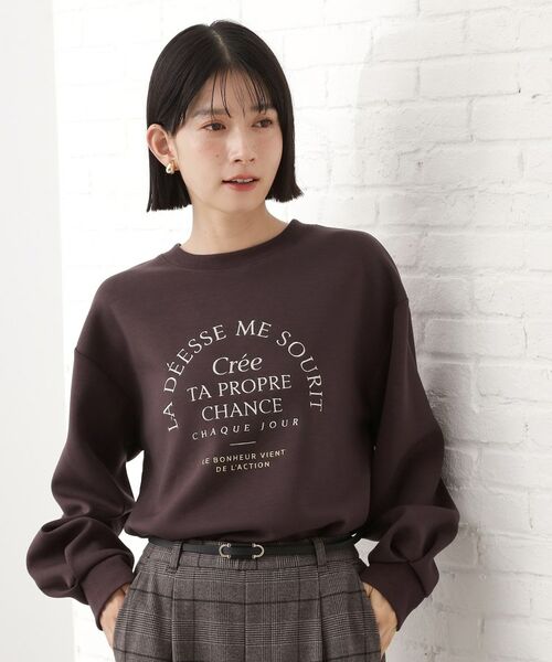 THE SHOP TK / ザ ショップ ティーケー カットソー | ロゴアソートプルオーバー【洗濯機OK】 | 詳細9