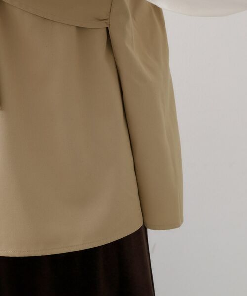 THE SHOP TK / ザ ショップ ティーケー カットソー | 布帛切替カットソー | 詳細14