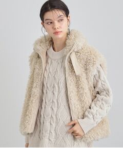 THE SHOP TK / ザ ショップ ティーケー ベスト | プラスするだけでこなれ見え ボアベスト