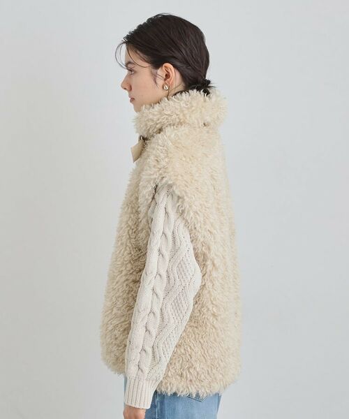 THE SHOP TK / ザ ショップ ティーケー ベスト | プラスするだけでこなれ見え ボアベスト | 詳細10