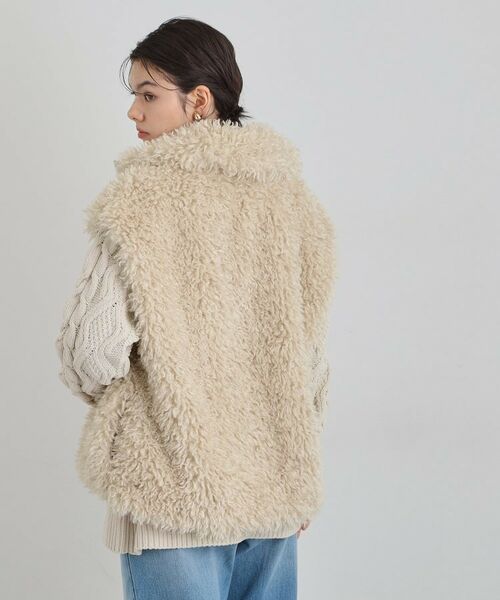 THE SHOP TK / ザ ショップ ティーケー ベスト | プラスするだけでこなれ見え ボアベスト | 詳細2