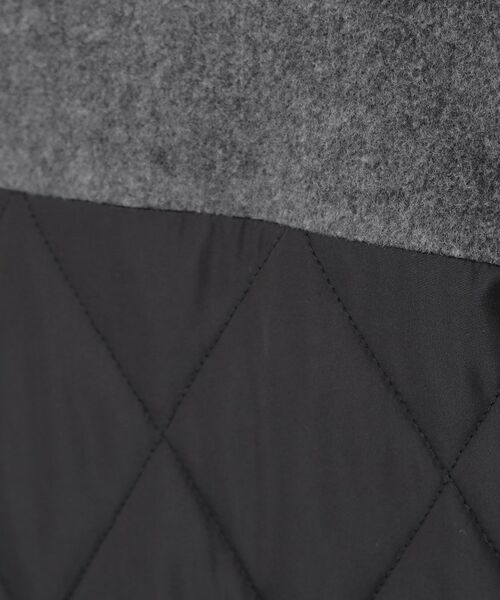 THE SHOP TK / ザ ショップ ティーケー ノーカラージャケット | 前後で印象が変わる ドッキングノーカラージャケット | 詳細4