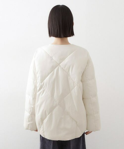 THE SHOP TK / ザ ショップ ティーケー その他アウター | きれいめにもカジュアルにも ノーカラーキルトジャケット | 詳細11