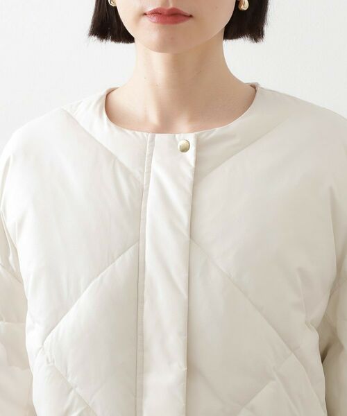 THE SHOP TK / ザ ショップ ティーケー その他アウター | きれいめにもカジュアルにも ノーカラーキルトジャケット | 詳細12