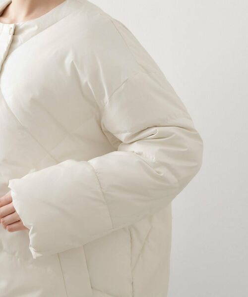 THE SHOP TK / ザ ショップ ティーケー その他アウター | きれいめにもカジュアルにも ノーカラーキルトジャケット | 詳細13