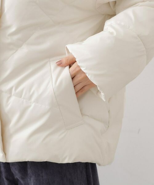 THE SHOP TK / ザ ショップ ティーケー その他アウター | きれいめにもカジュアルにも ノーカラーキルトジャケット | 詳細14