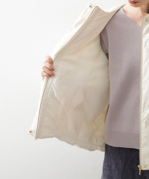 THE SHOP TK / ザ ショップ ティーケー その他アウター | きれいめにもカジュアルにも ノーカラーキルトジャケット | 詳細17