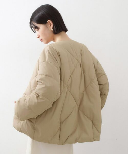 THE SHOP TK / ザ ショップ ティーケー その他アウター | きれいめにもカジュアルにも ノーカラーキルトジャケット | 詳細6