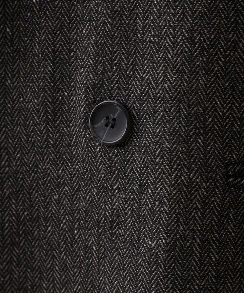 THE SHOP TK / ザ ショップ ティーケー テーラードジャケット | 【洗えるアウター】ヘリンボーン＆チェック柄ジャケット | 詳細10